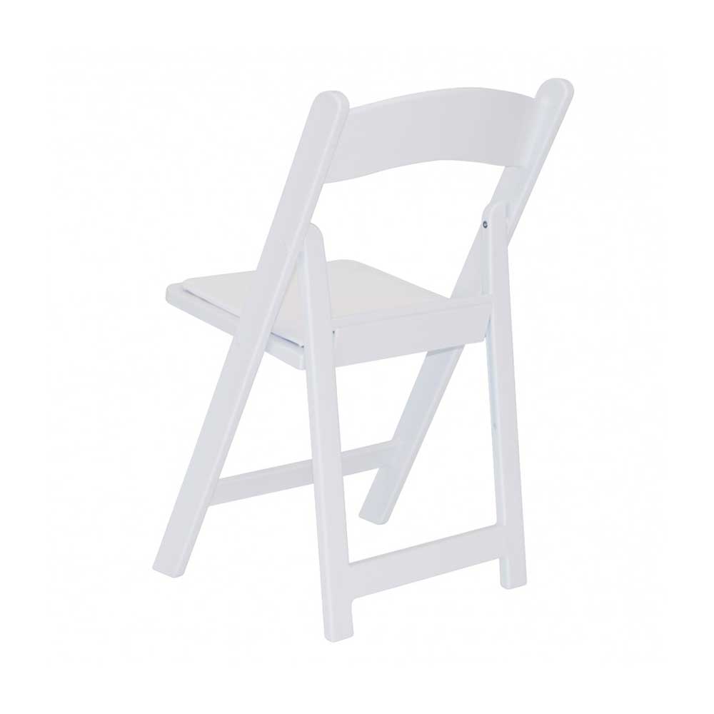 Low Cost Resin Folding Rental Chairs White JMS Tents