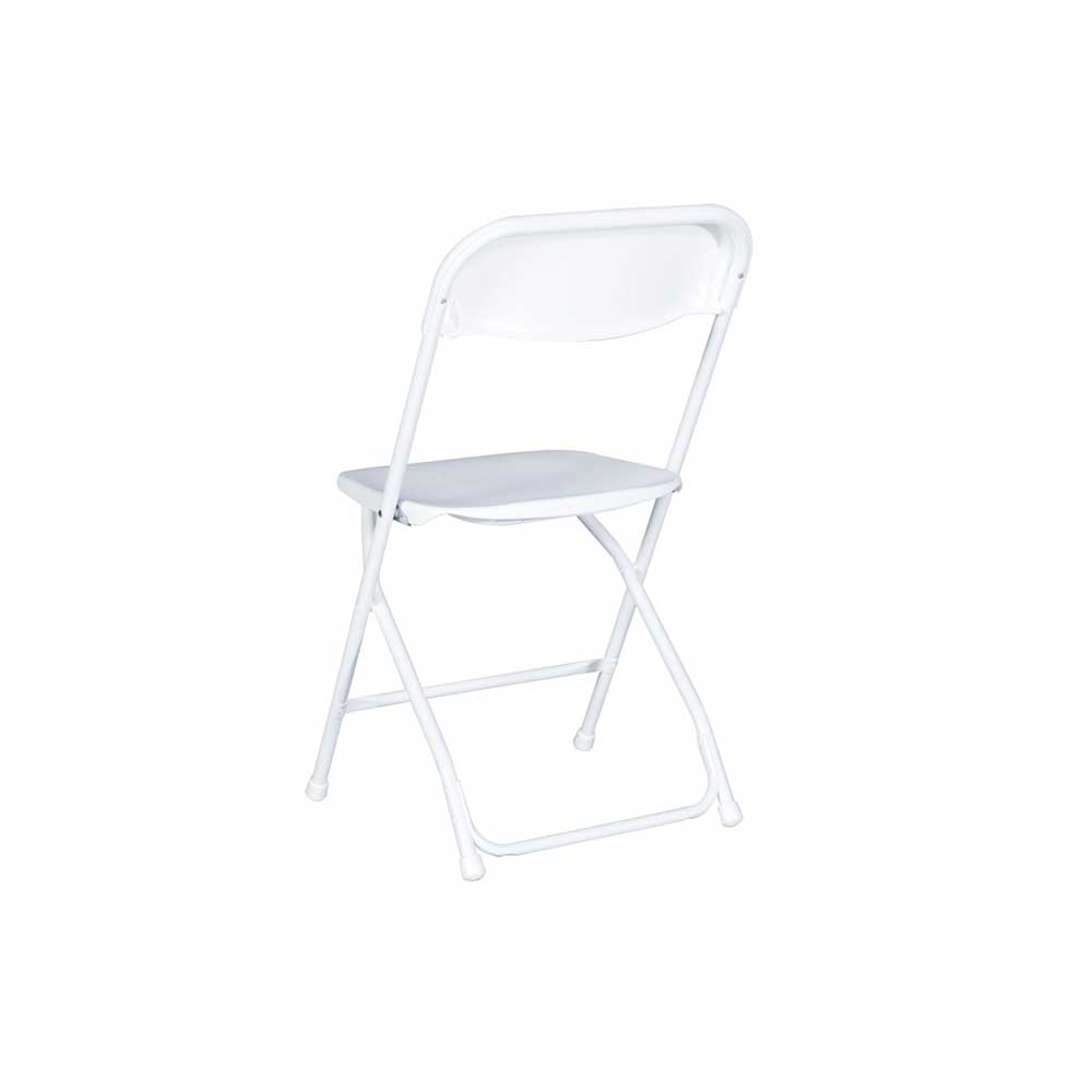 Children's Plastic Folding Rental Chairs White JMS Tents