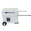 Side view of the LB White Premier 80 Tent Heater rental unit