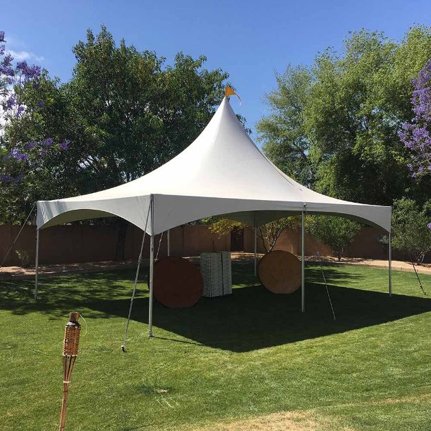 32 Guest Hexagon Wedding Reception Package by JMS Tents