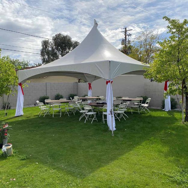 Backyard Party Tent Package For 32 Guests JMS Tents