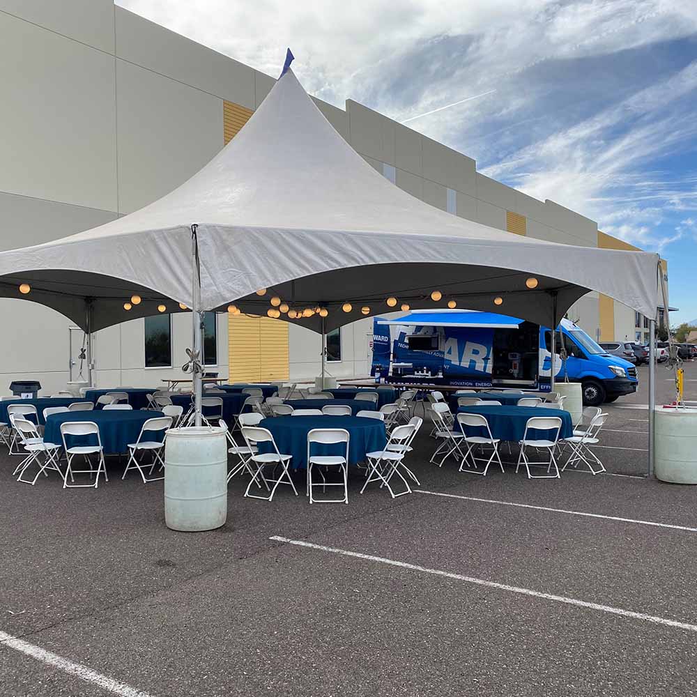 Backyard Party Tent Package For 96 Guests JMS Tents