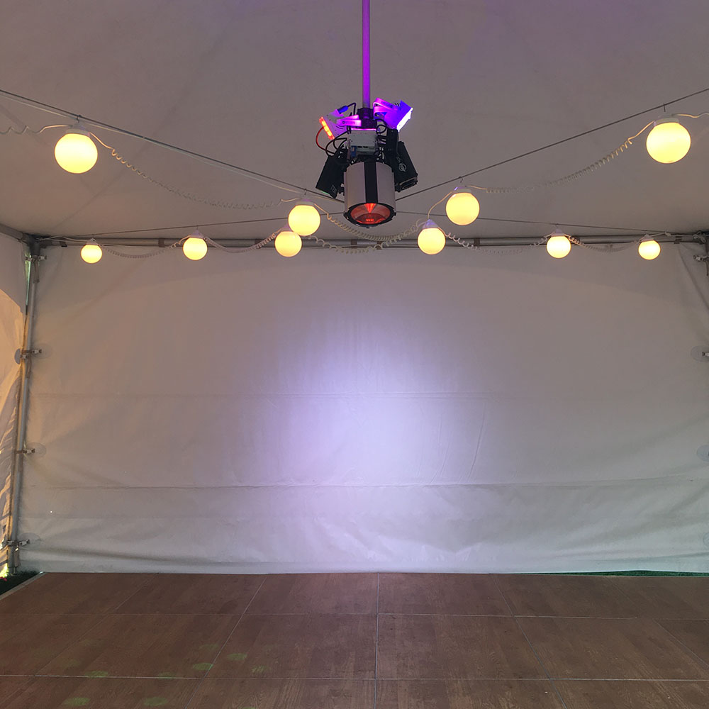 Backyard Dance Tent Package | JMS Tents & Party Rentals