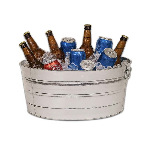 Galvanized Steel Tub With Drinks