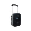 Liberty 3 Hub Connect Sound System with front speaker grille and extended pull handle for easy transport.