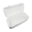 Open 120-quart insulated cooler showing the spacious interior